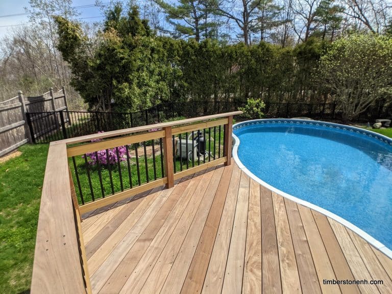 Review of Ipe Deck with a Curvy Pool