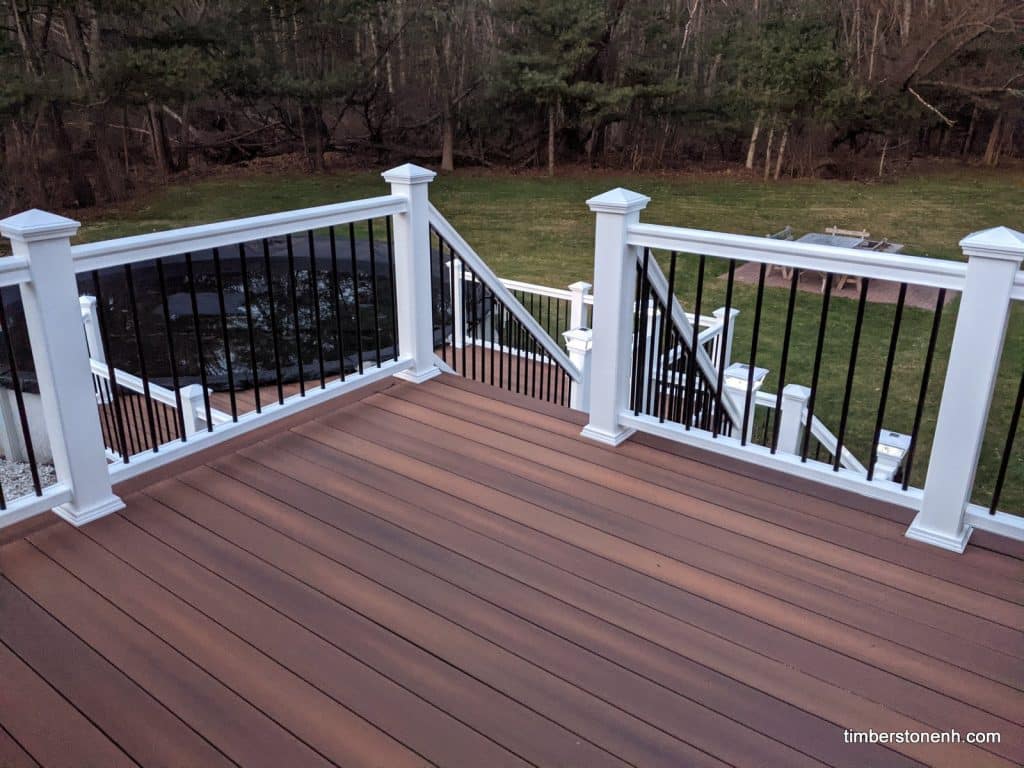 Multi Level Pool Deck with Dry Space: Fiberon Composite - Timber ...