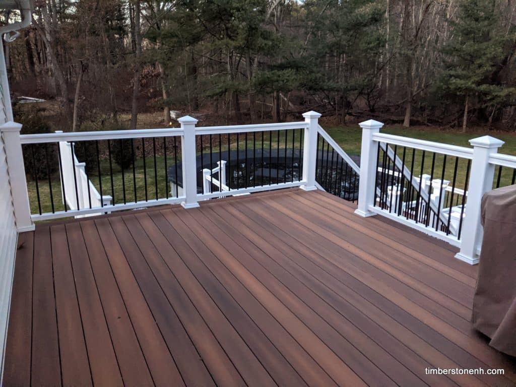 Multi Level Pool Deck with Dry Space: Fiberon Composite - Timber ...